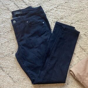 The Limited Women's Dark Blue Skinny Jeans